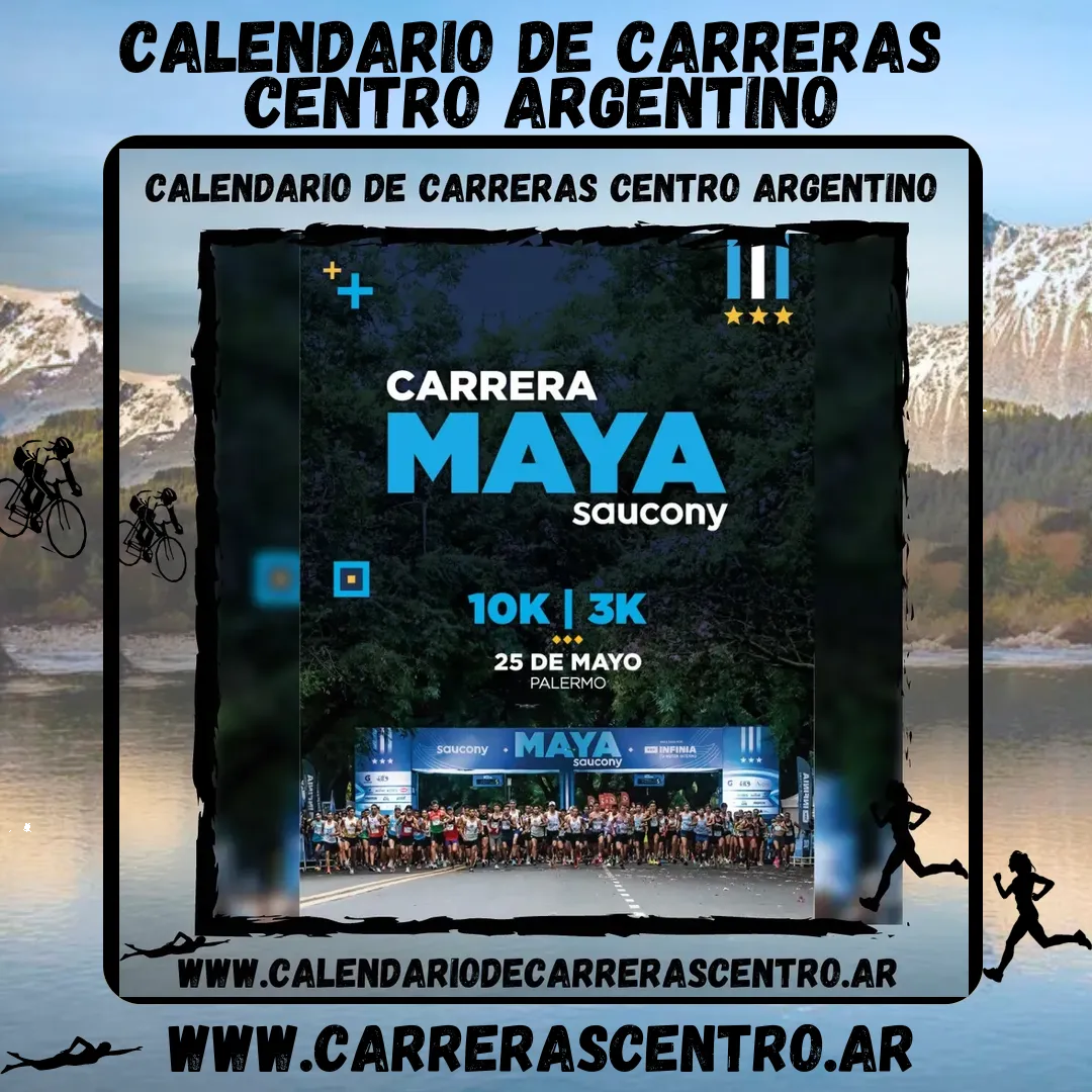Flyer de Carrera Maya 2024