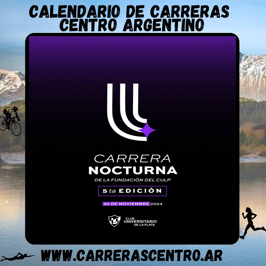 Flyer de Carrera Nocturna CULP 2024