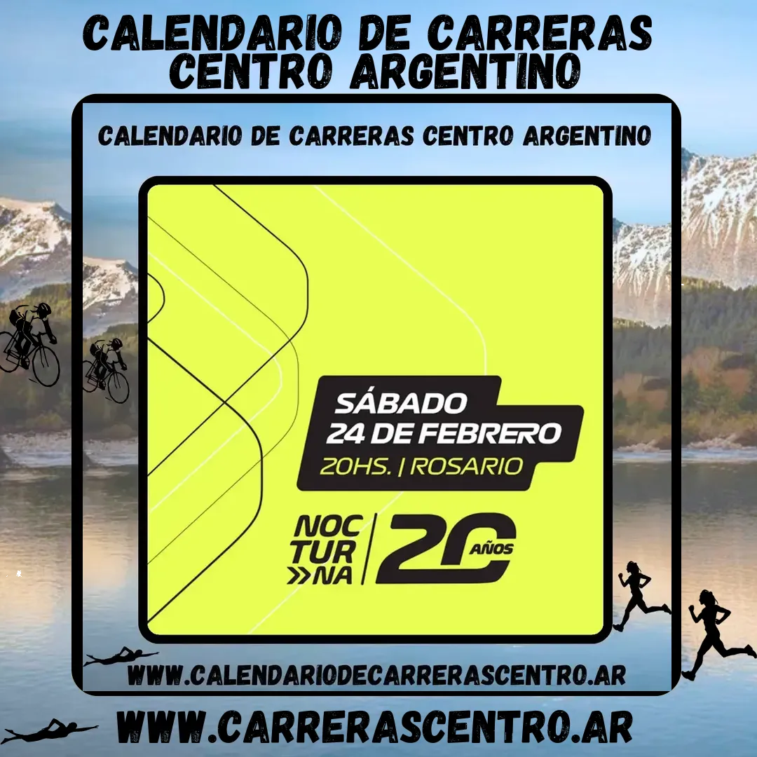 Flyer de Carrera Nocturna Sonder 2024