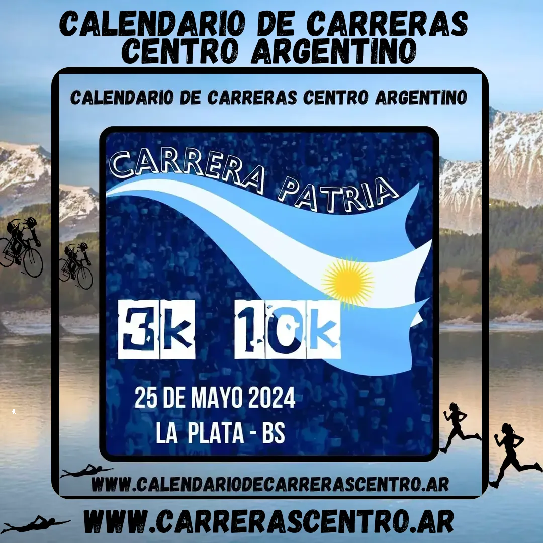 Flyer de Carrera Patria 2024