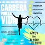 Flyer de Carrera Por La Vida 2022