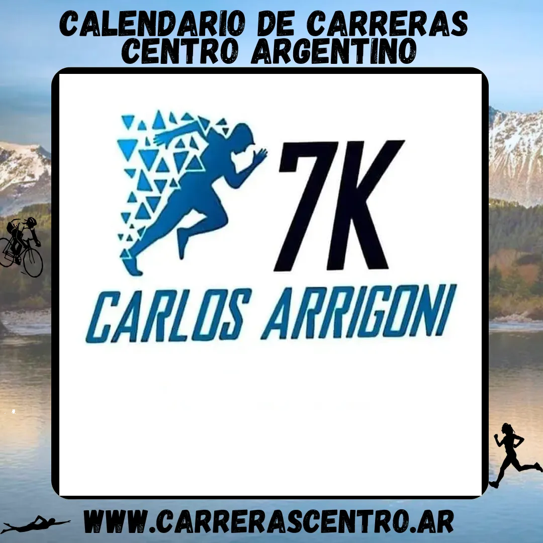 Flyer de Carrera Solidaria Carlos Arrigoni 2025