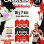 Flyer de Carrera Solidaria Hijos del Corazón 2025