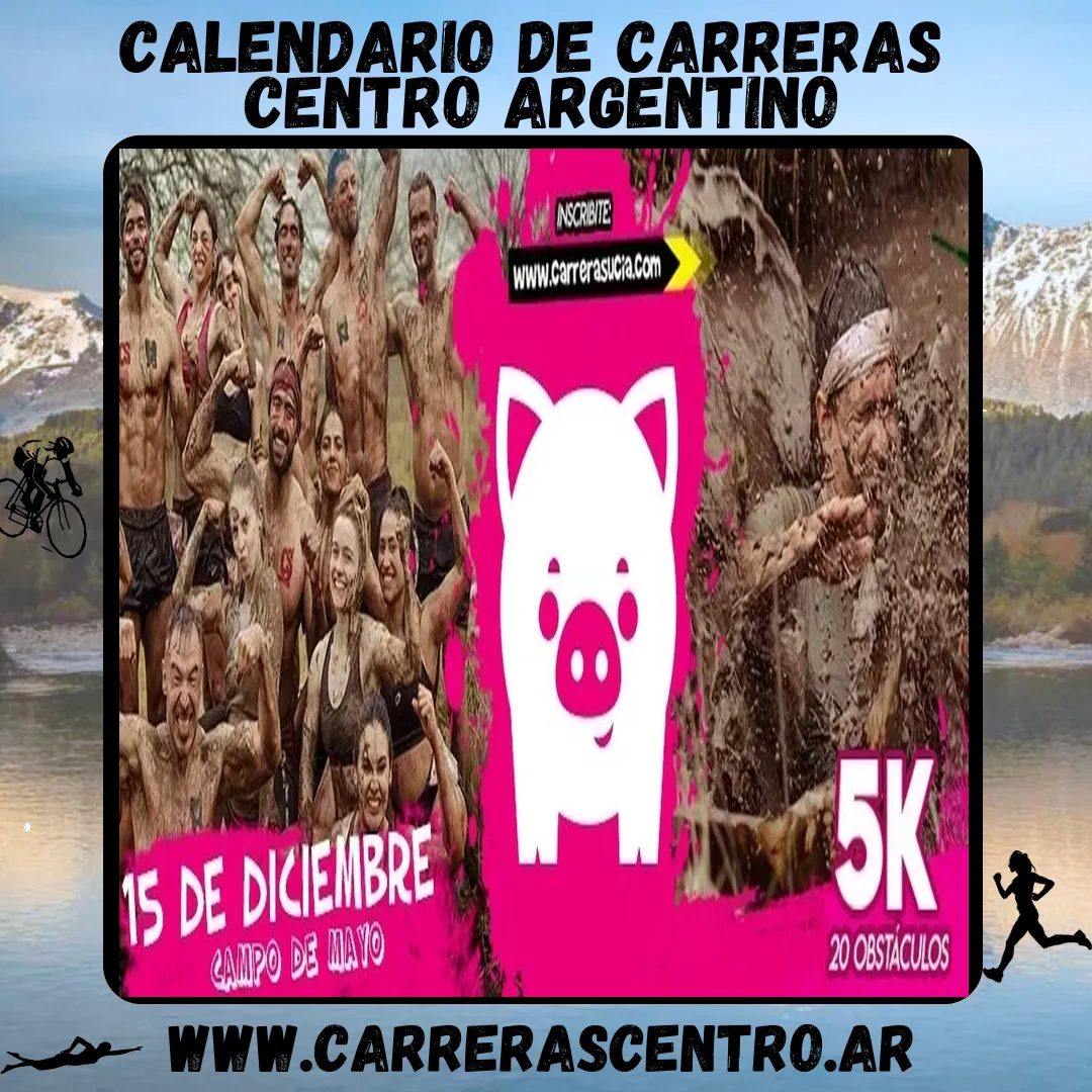 Flyer de Carrera Sucia 2024