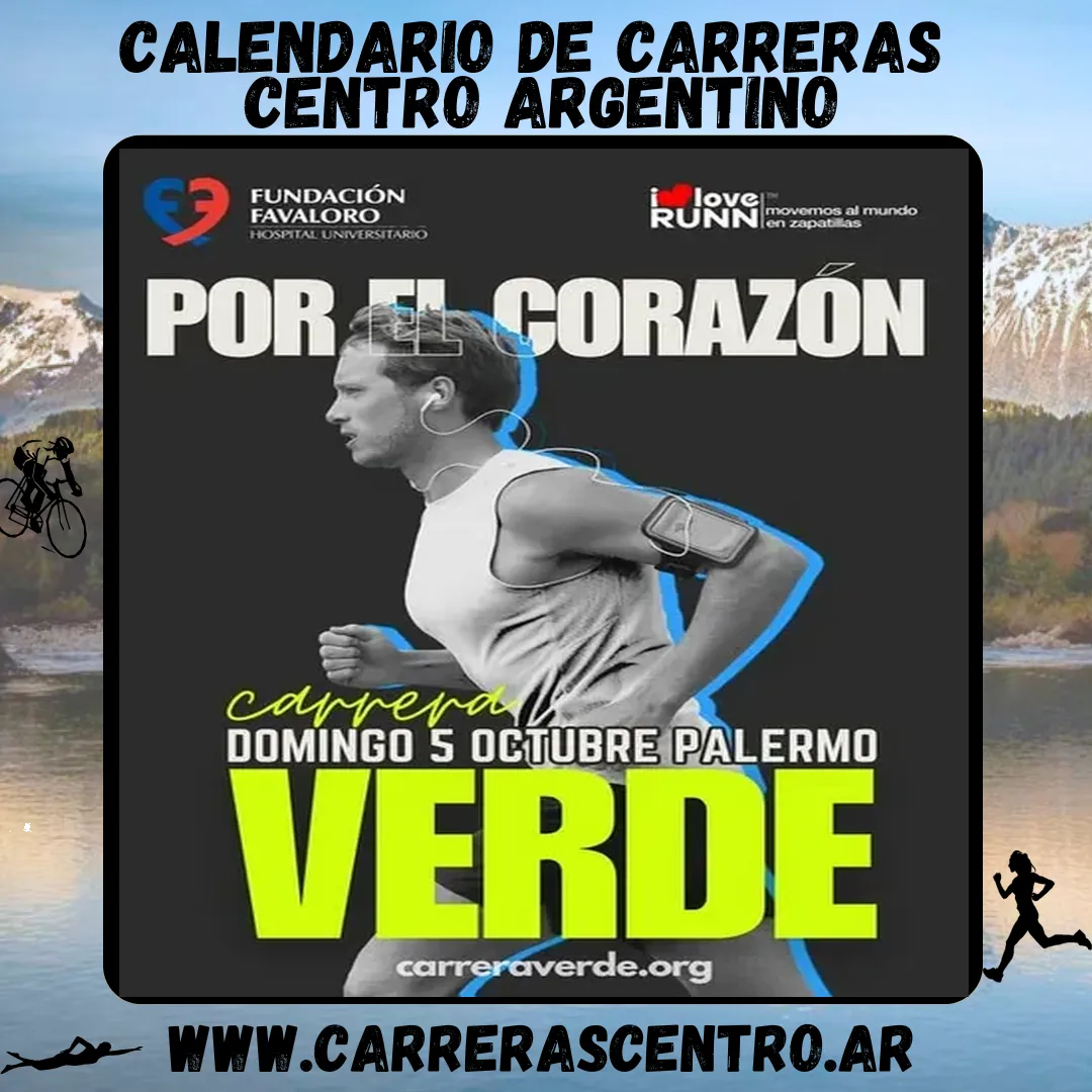 Flyer de Carrera Verde 2025