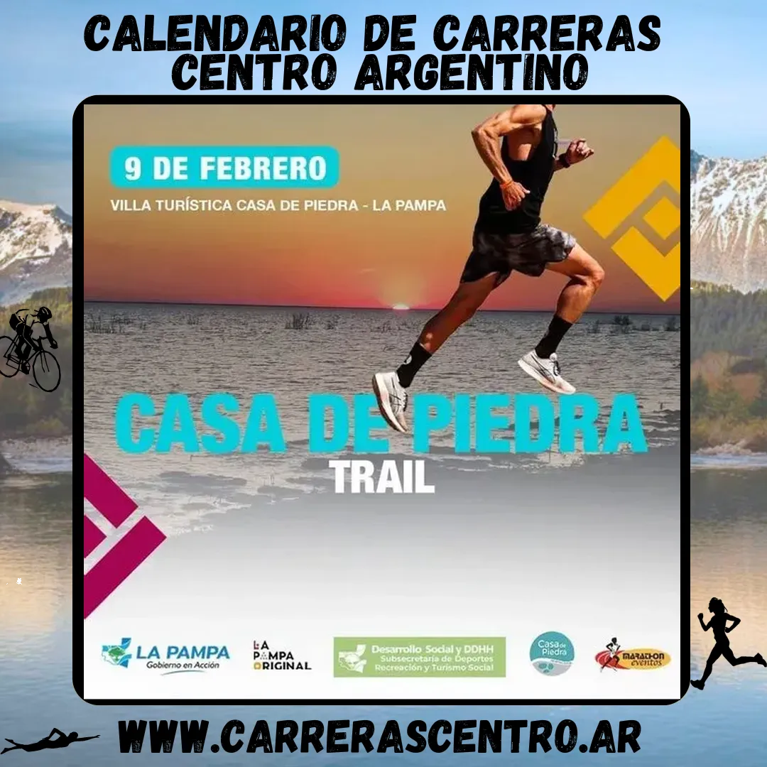 Flyer de Casa de Piedra Trail 2025