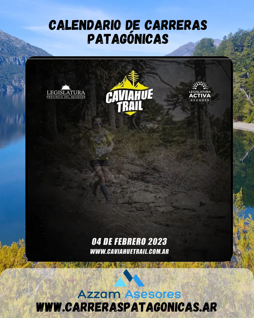 Flyer de CAVIAHUE TRAIL 2023