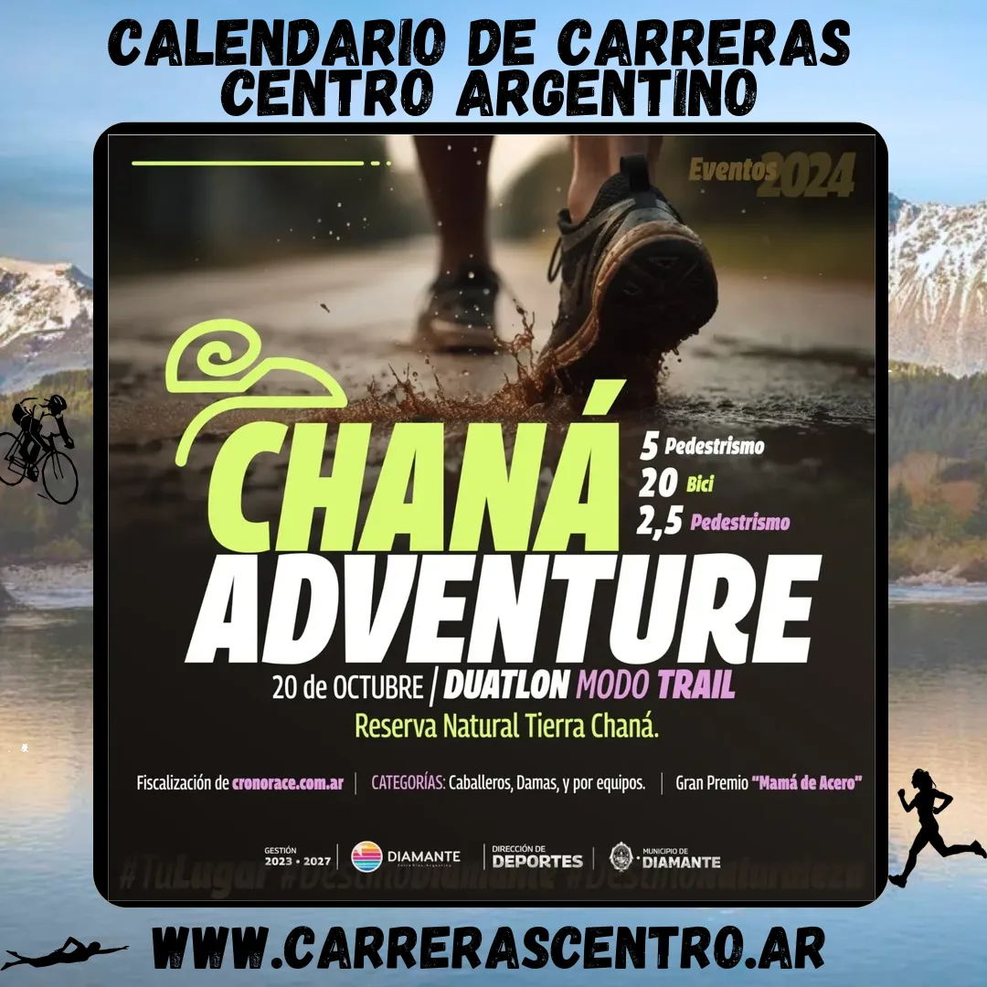 Flyer de Chaná Adventure 2024
