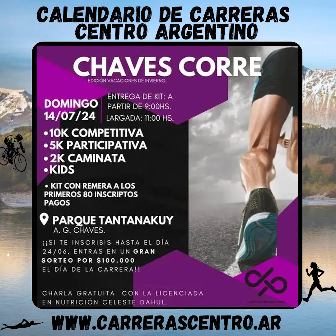 Flyer de Chaves Corre 2024