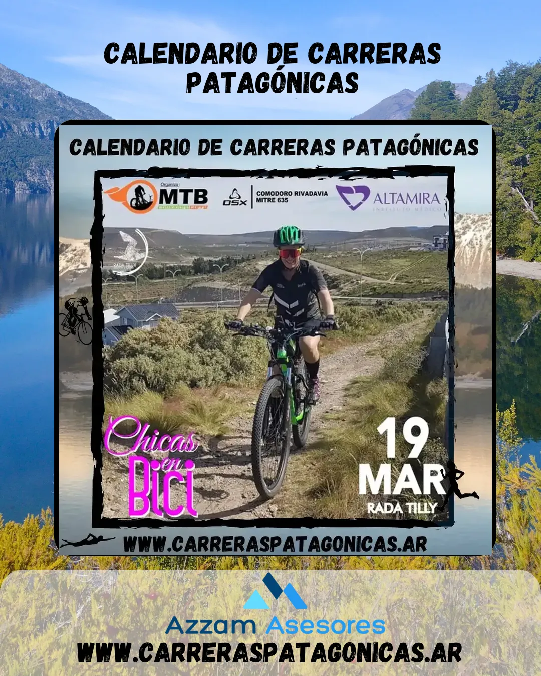 Flyer de Chicas en Bici 2023