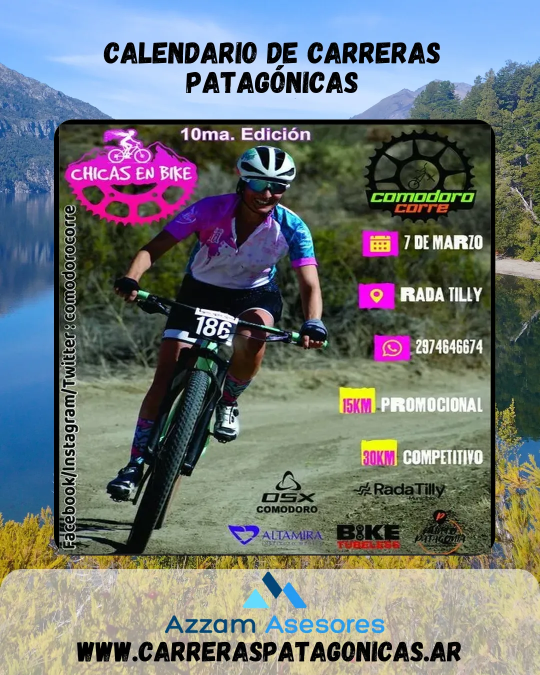 Flyer de Chicas en Bike 2026
