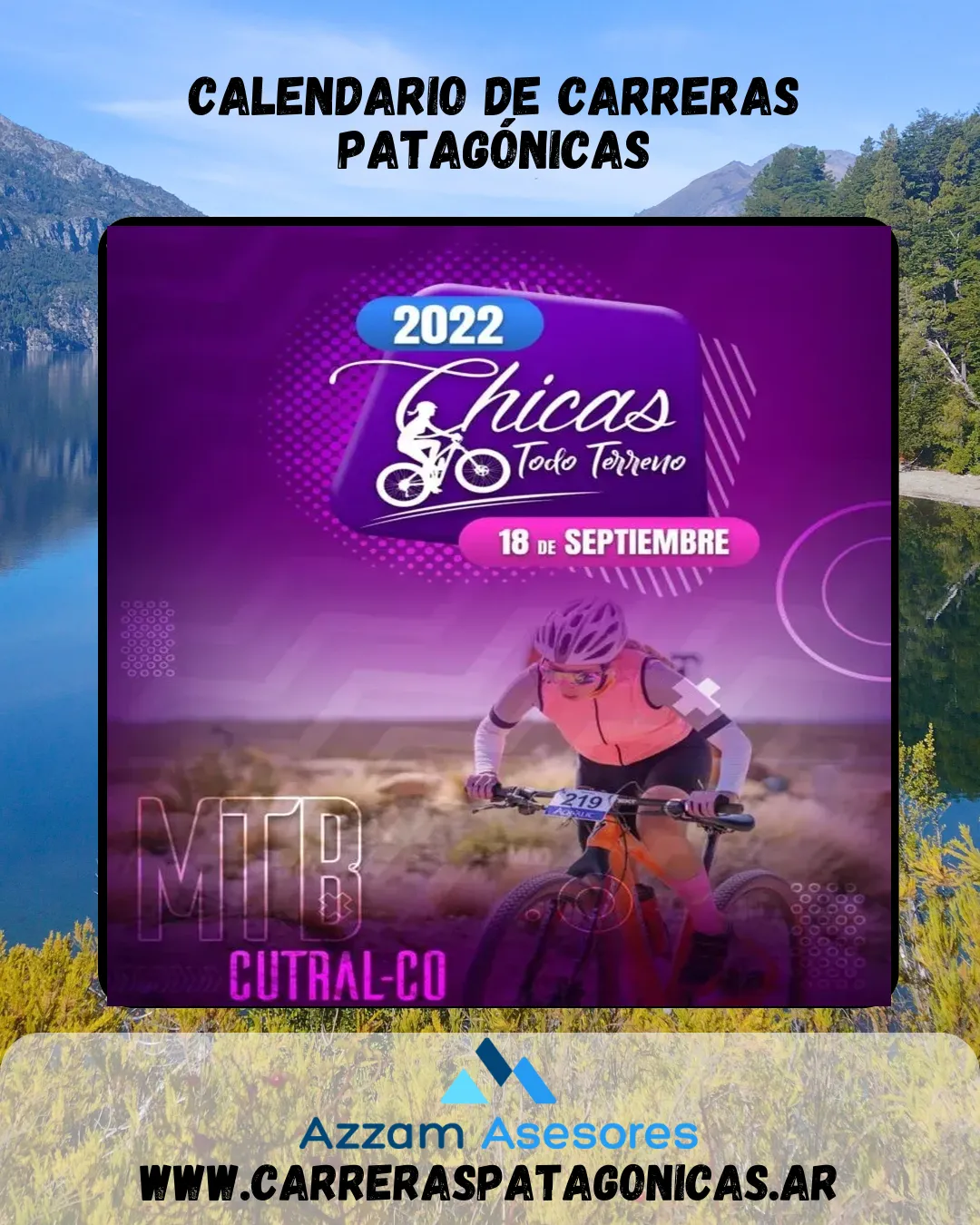 Flyer de CHICAS TODO TERRENO 2022