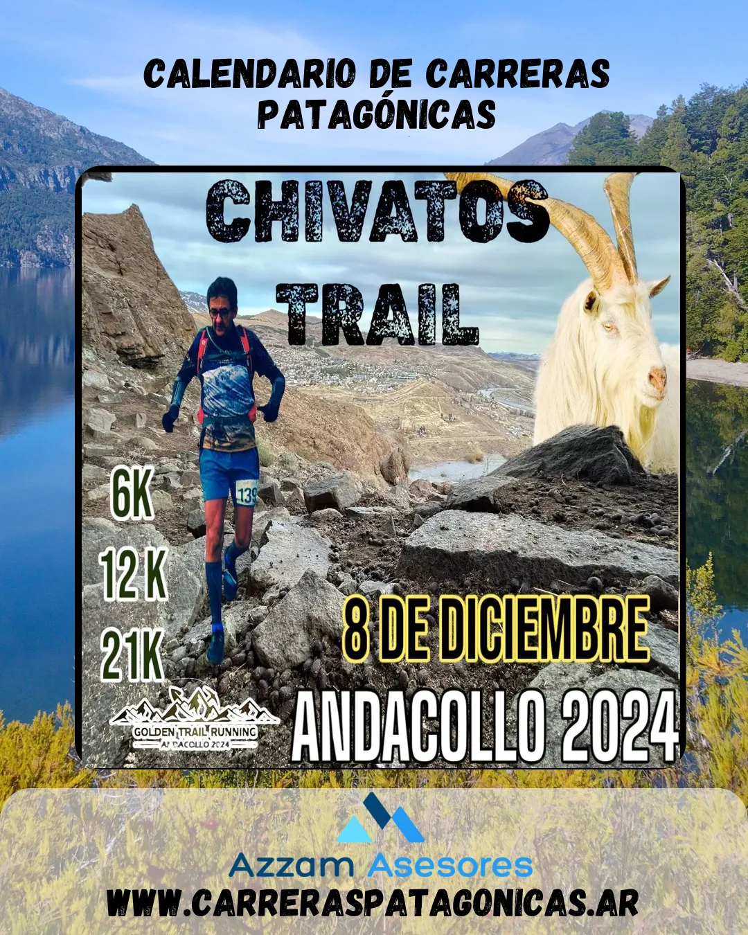 Flyer de Chivatos Trail 2024
