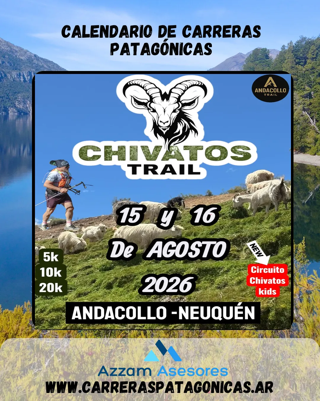 Flyer de Chivatos Trail 2026