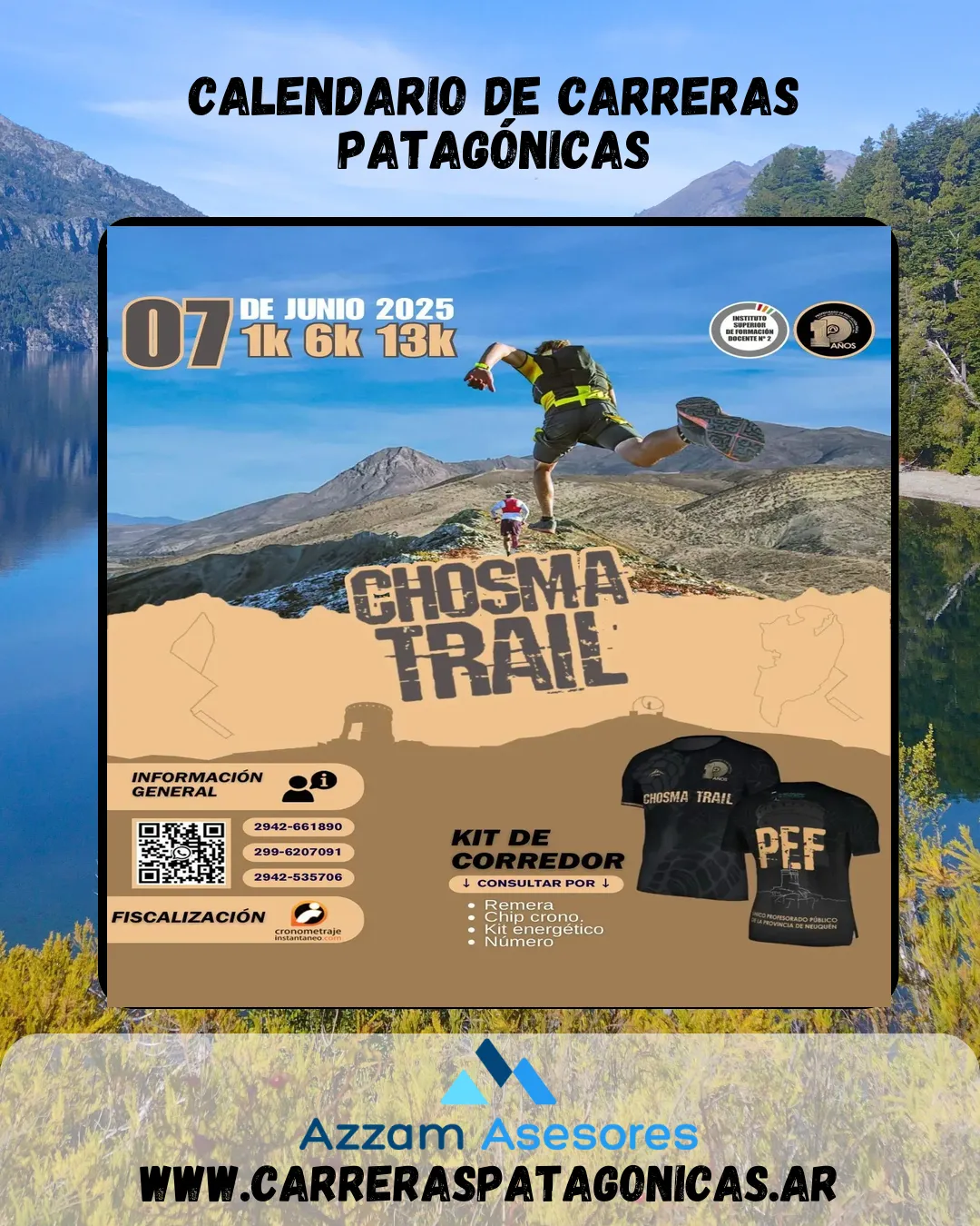 Flyer de Chosma Trail 2025