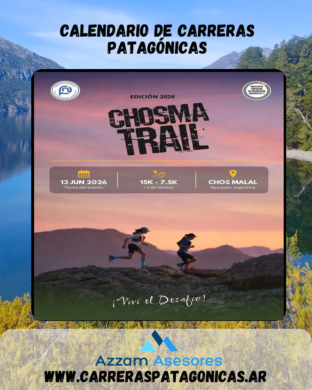 Flyer de Chosma Trail 2026