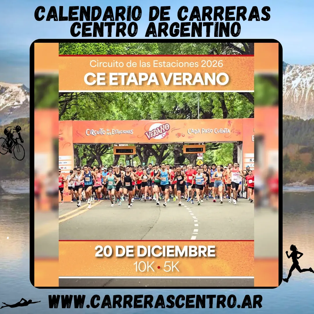 Flyer de Circuito de las Estaciones VERANO 2026
