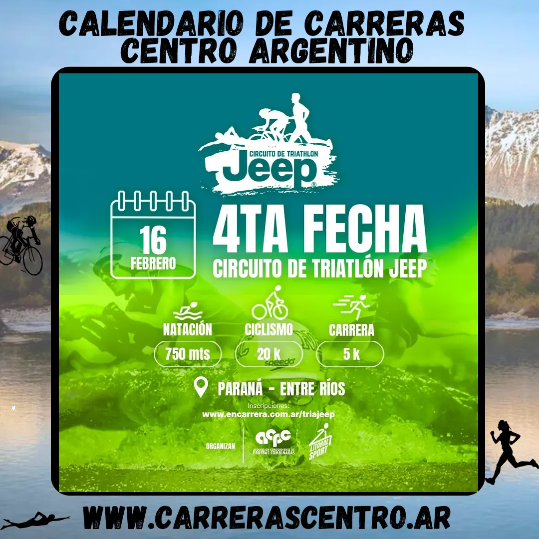 Flyer de Circuito de Triatlón Jeep 2025