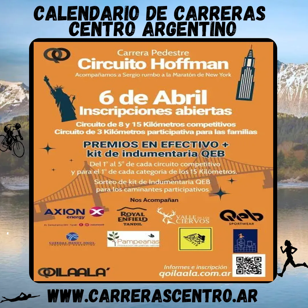 Flyer de Circuito Hoffman 2025