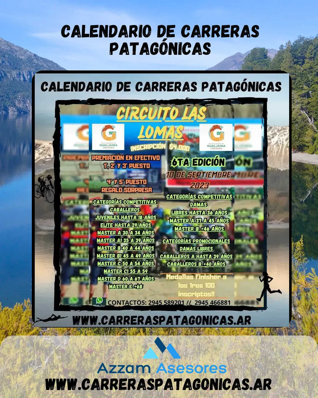 Flyer de Circuito Las Lomas 2023