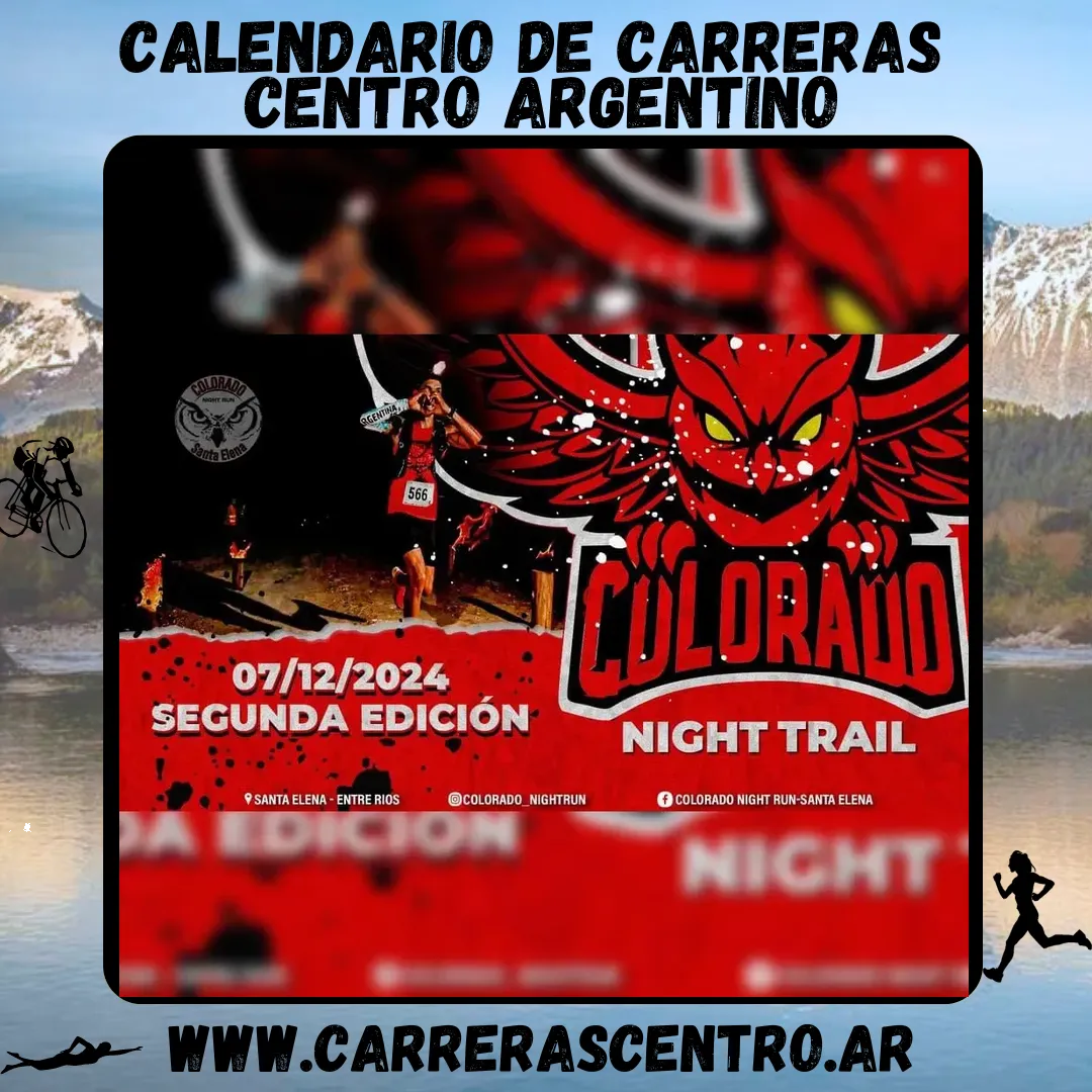 Flyer de Colorado Night Run 2024