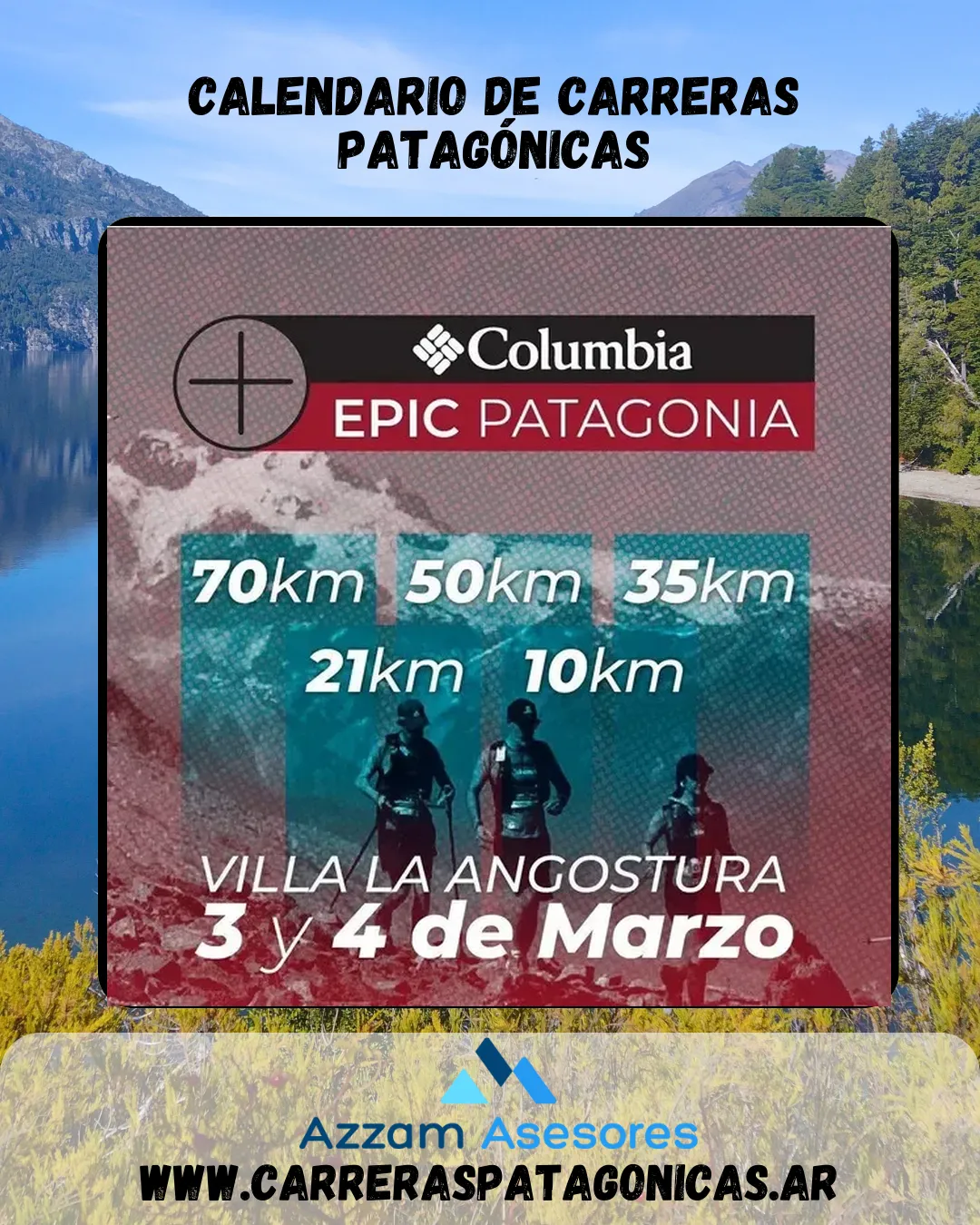 Flyer de COLUMBIA EPIC PATAGONIA 2023