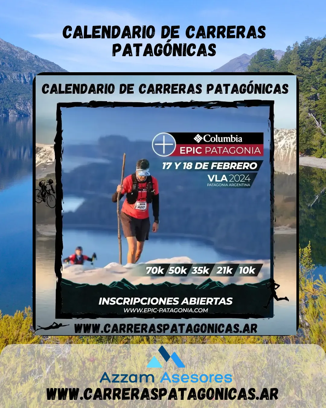 Flyer de COLUMBIA EPIC PATAGONIA 2024