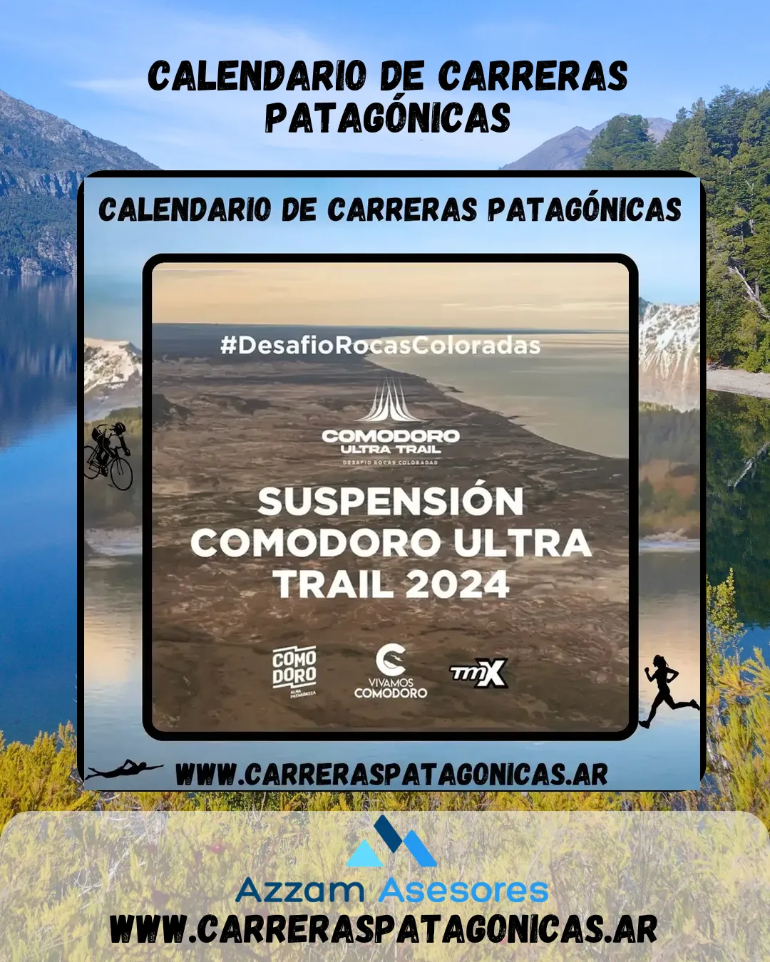 Flyer de Comodoro Ultra Trail 2024