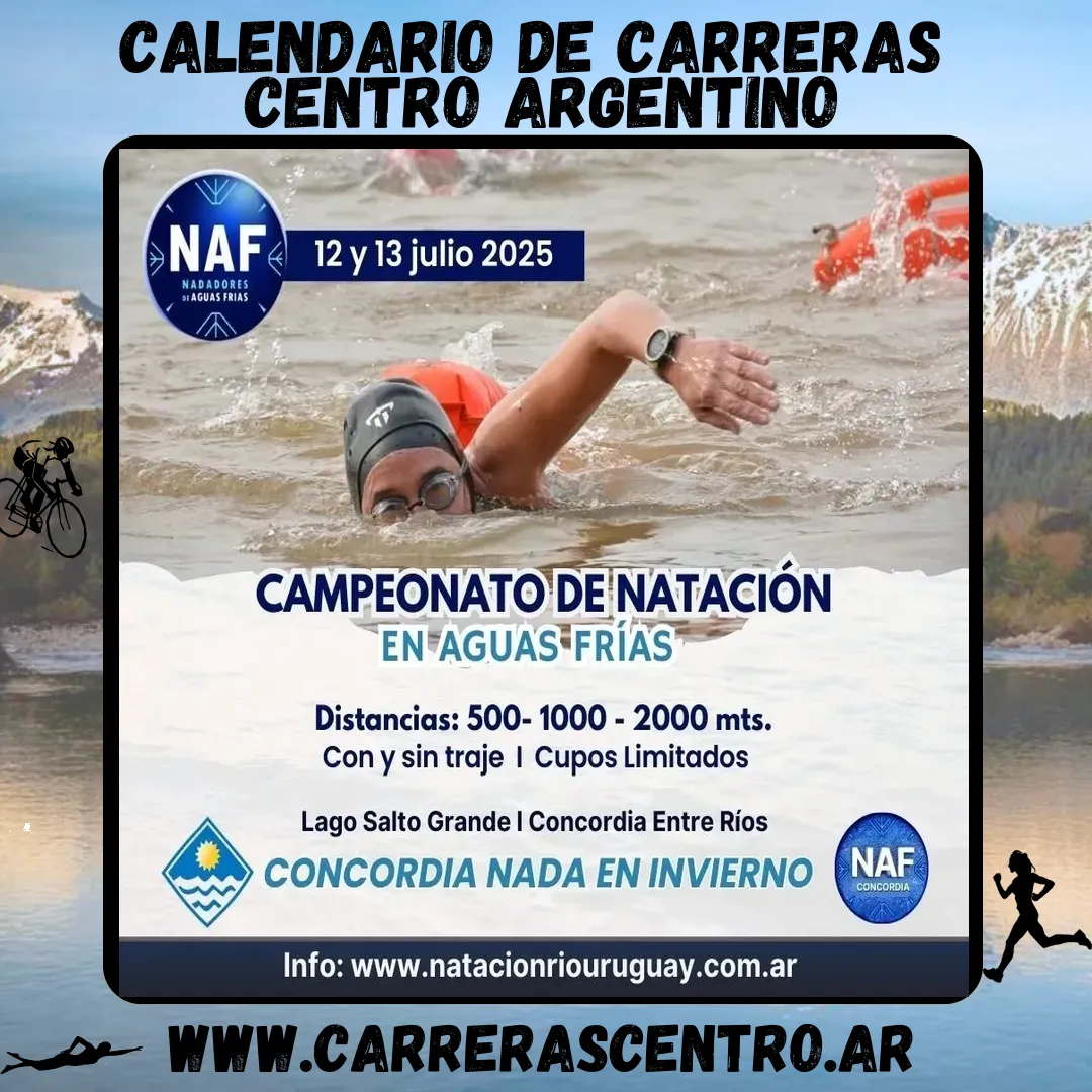 Flyer de Concordia Nada en Invierno 2025