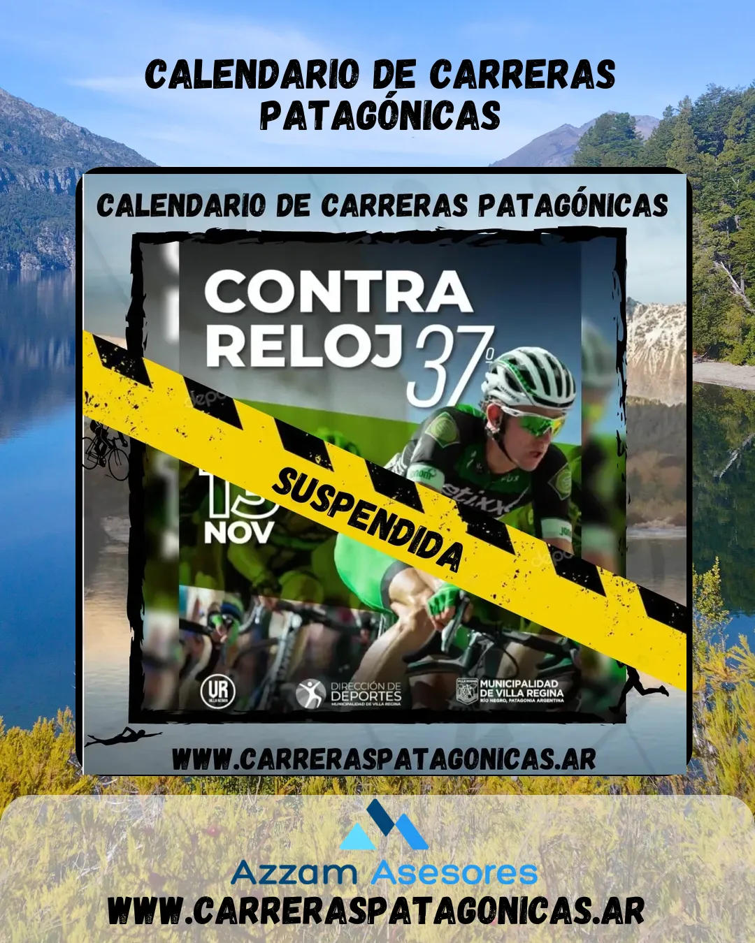 Flyer de Contra Reloj 37° 2022