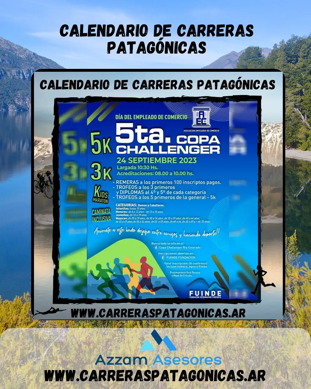 Flyer de Copa Challenger Río Colorado 2023