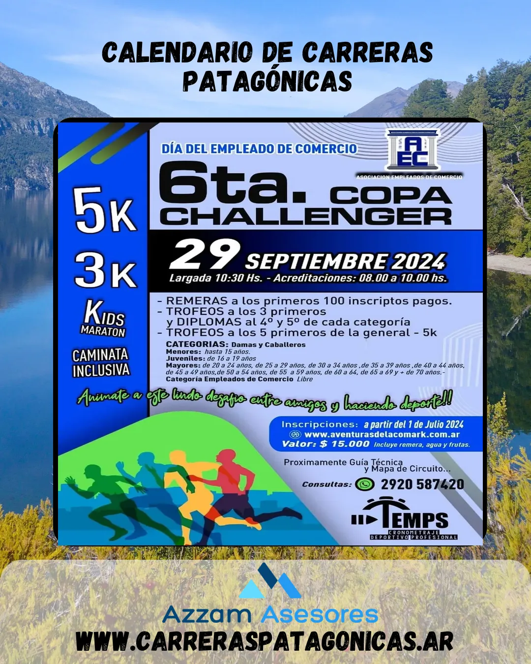 Flyer de Copa Challenger Río Colorado 2024
