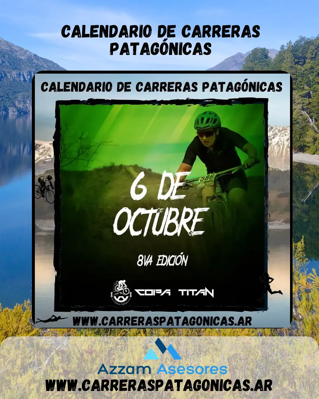 Flyer de Copa Titan MTB 2024