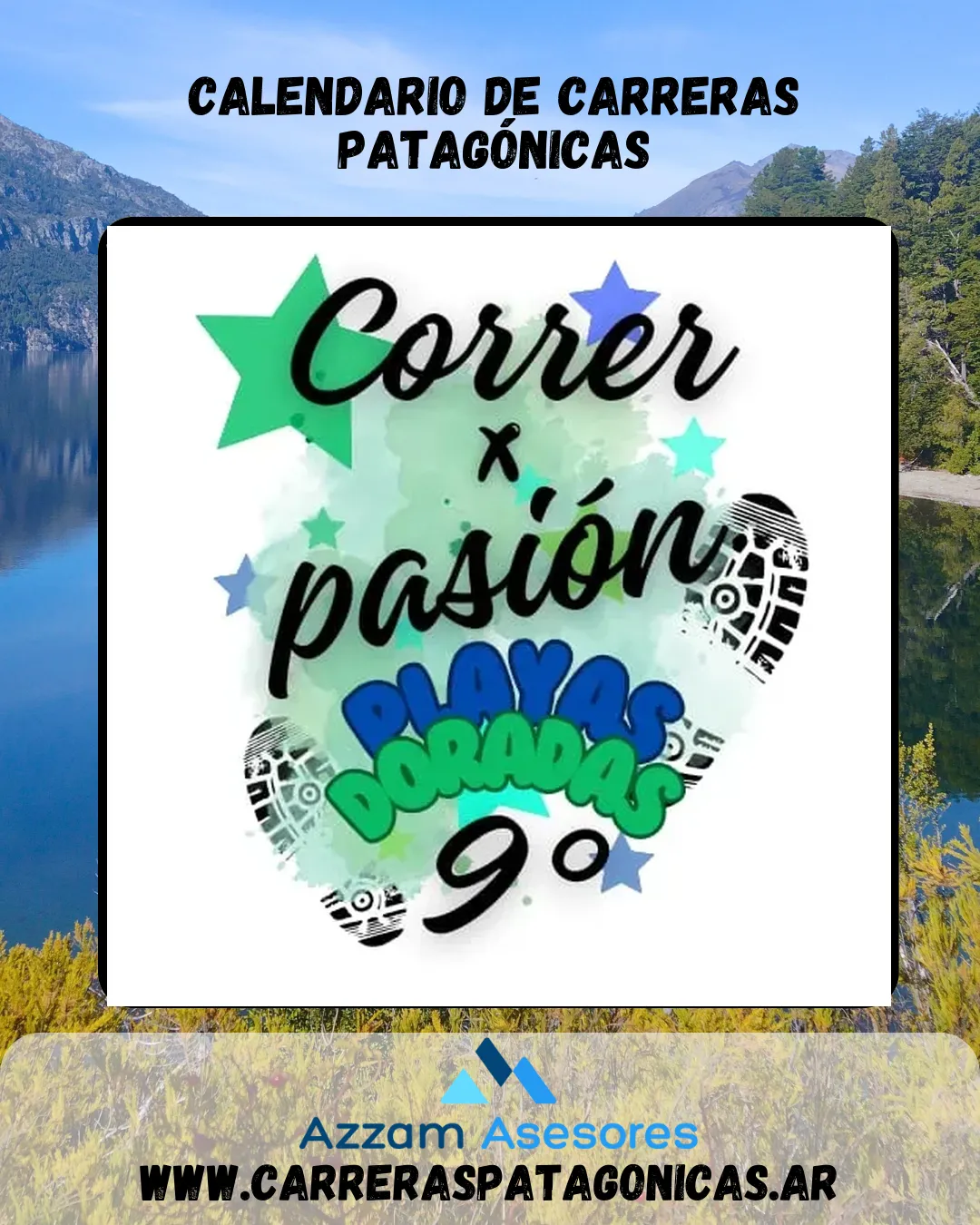 Flyer de Correr X Pasión 2025