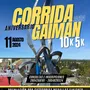 Flyer de Corrida Aniversario Gaiman 2024