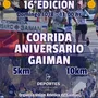 Flyer de Corrida Aniversario Gaiman 2025