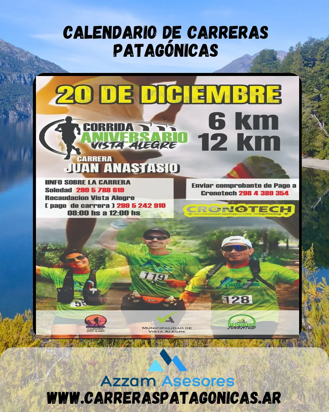 Flyer de Corrida Aniversario Vista Alegre 2025