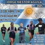 Flyer de Corrida Atlética «Homenaje a Jorge Néstor Águila» 2025