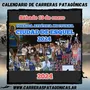 Flyer de Corrida Atlética Nocturna Esquel 2024