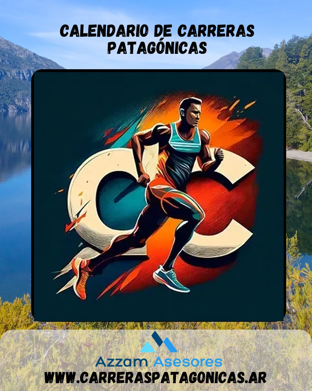 Flyer de Corrida Centenario Nocturna 2025