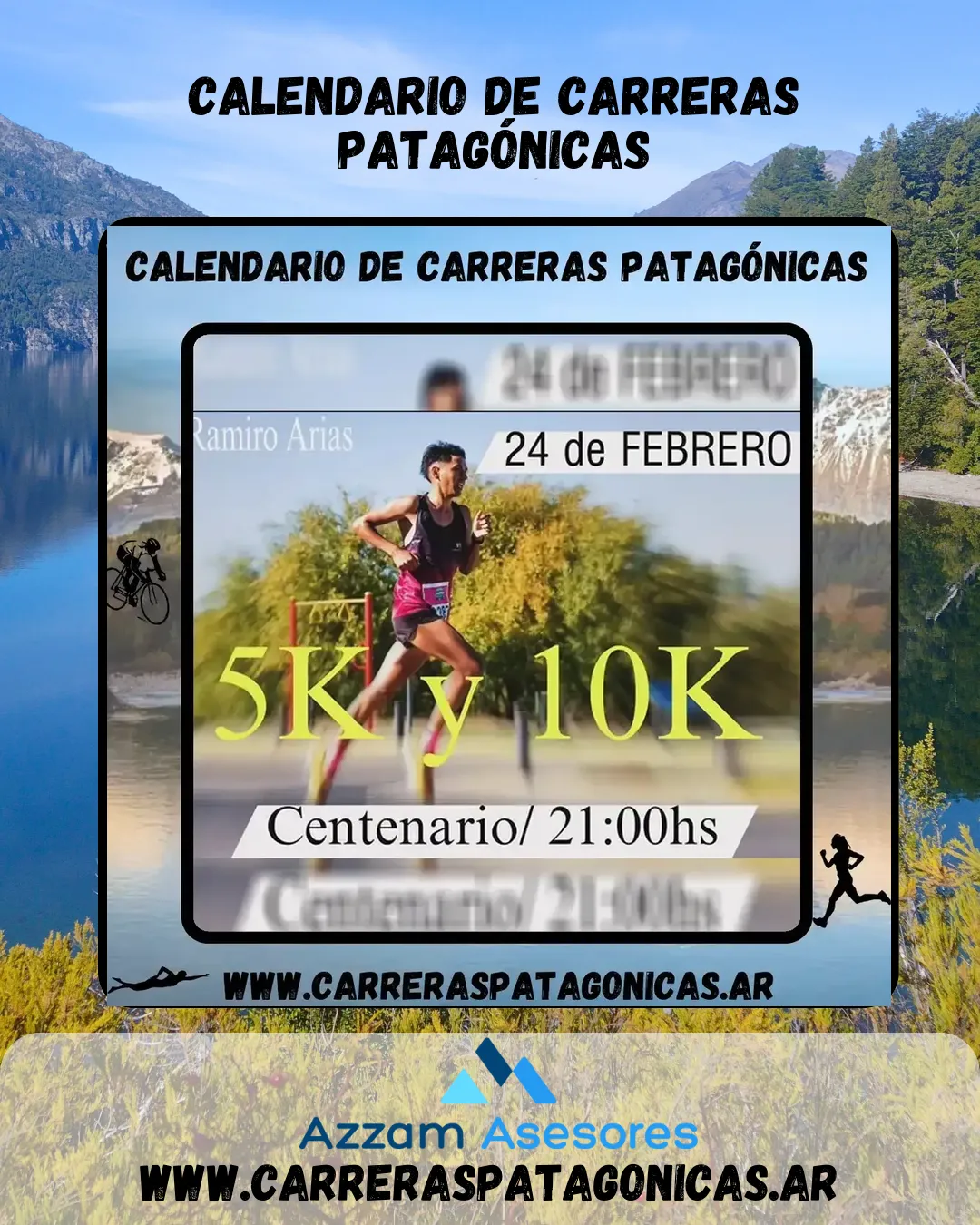 Flyer de Corrida Centenario 2024