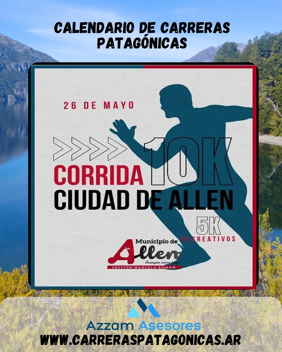 Flyer de Corrida Ciudad de Allen 2024