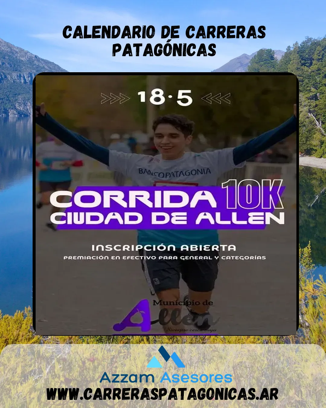 Flyer de Corrida Ciudad de Allen 2025