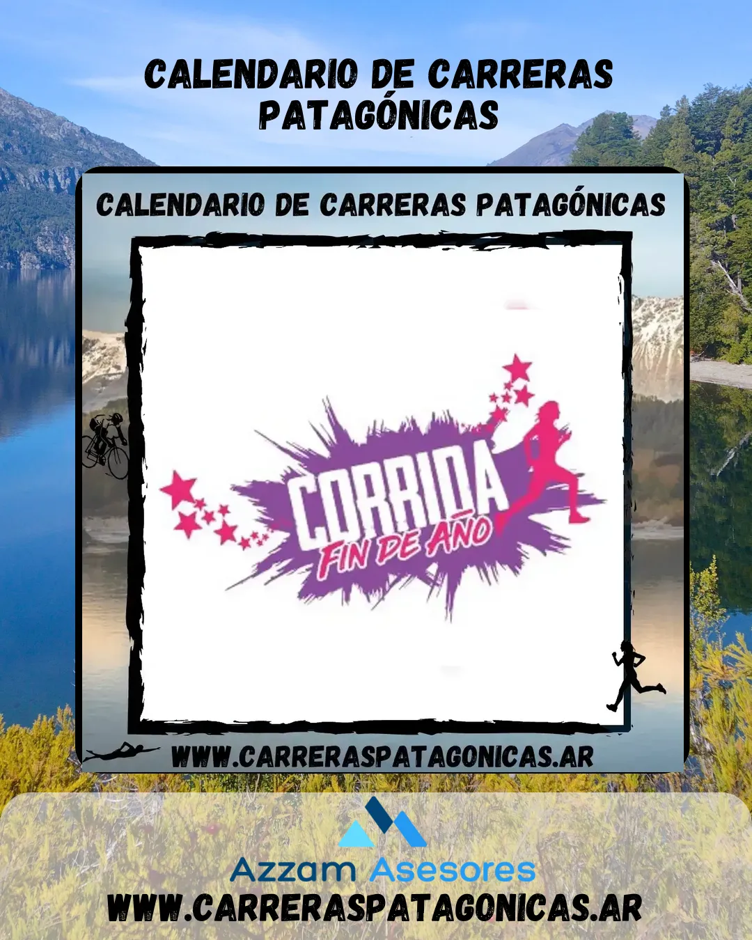 Flyer de Corrida de Fin de Año 2023