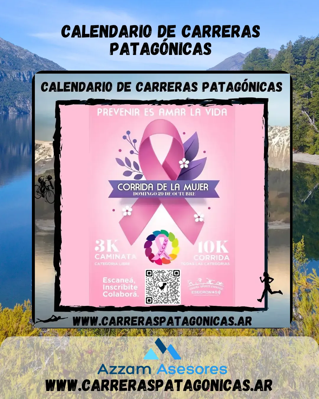 Flyer de Corrida de la Mujer 2023