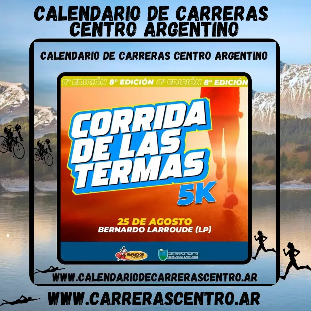 Flyer de Corrida de Las Termas 2024