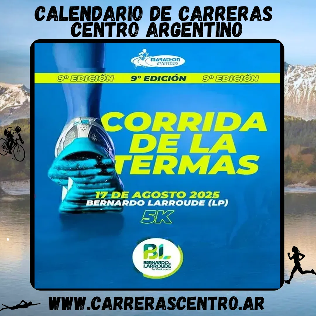Flyer de Corrida de Las Termas 2025