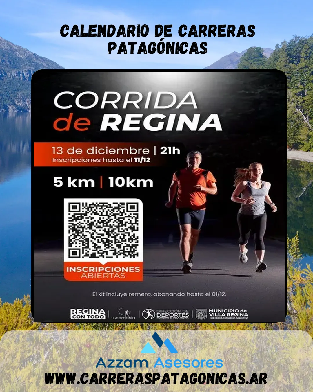 Flyer de Corrida de Regina Urbana 2025