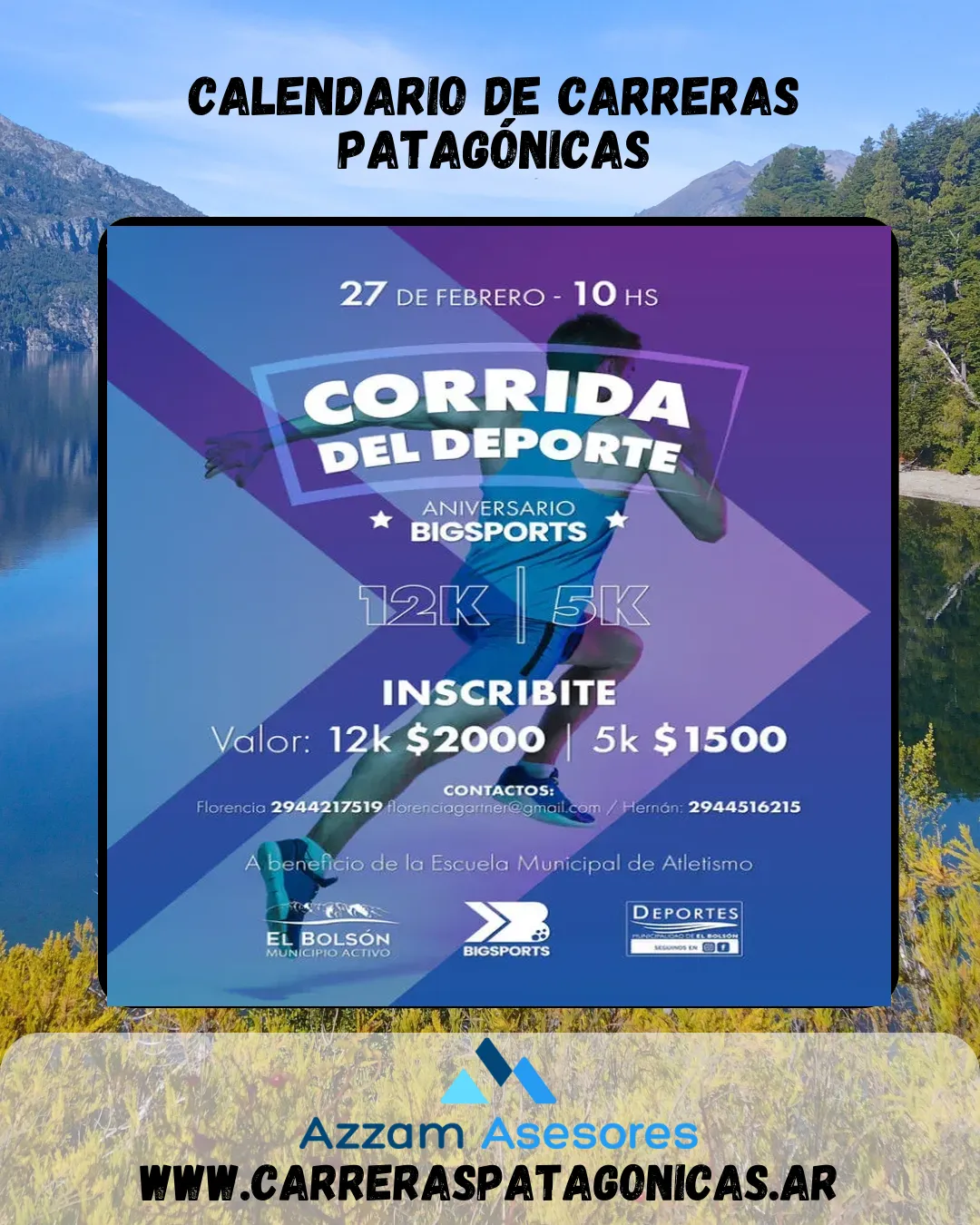 Flyer de CORRIDA DEL DEPORTE 2022