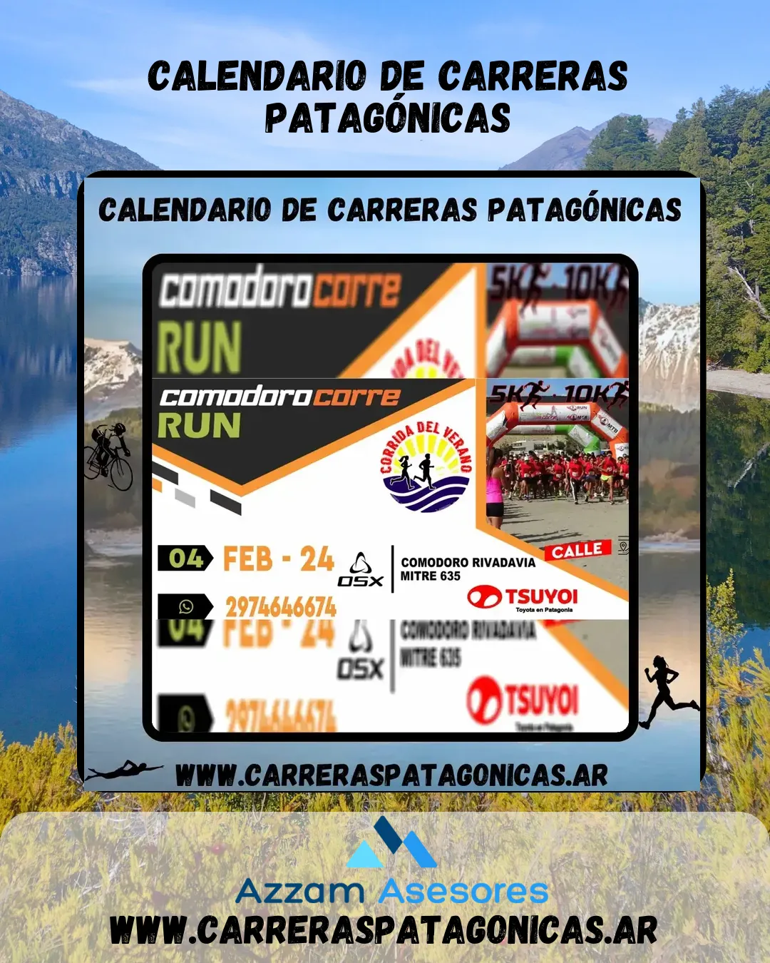 Flyer de Corrida del Verano 2024
